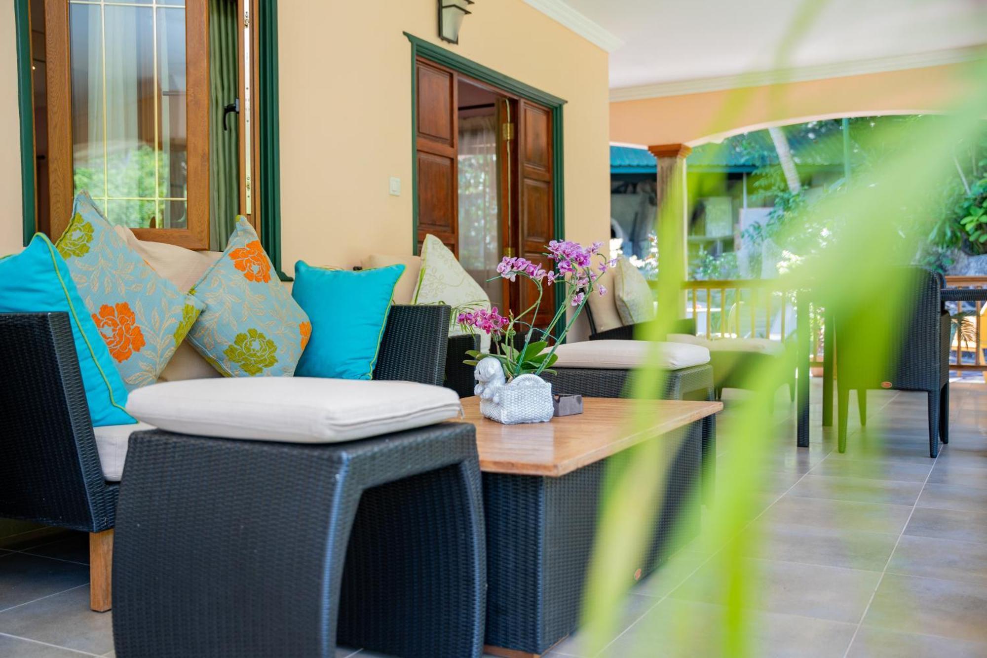 Pension Michel Villa Roche Bois La Digue Buitenkant foto