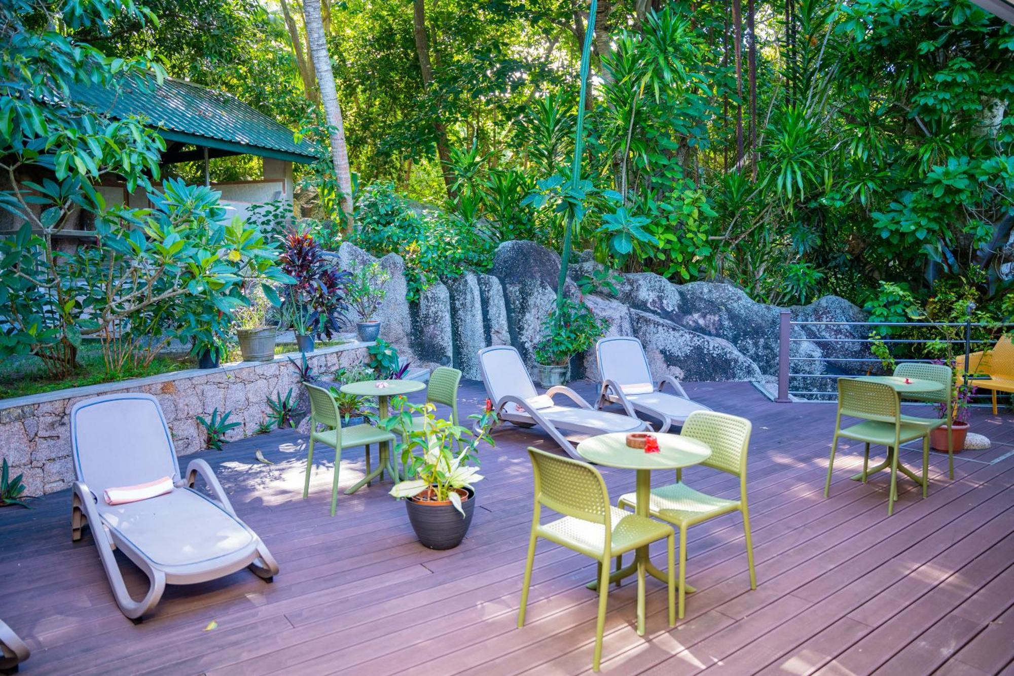Pension Michel Villa Roche Bois La Digue Buitenkant foto
